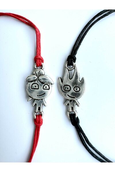 Darkia Ateş Ve Su Bileklik İpli Sevgili Bilekliği Çift Arkadaş Bilekliği