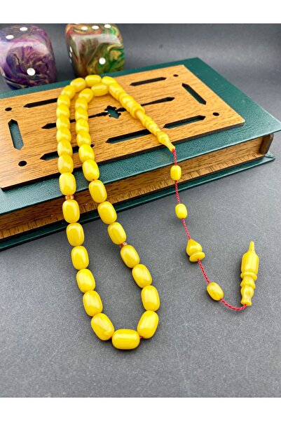 KEHRİBARGRAM Mărgele de rugăciune din chihlimbar, lucrate manual, cu împodobi...