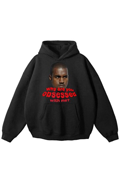 MAYDAY CULTURE سويت شيرت كاني ويست تايلور سويفت منقوش باللون الأسود للجنسين -...