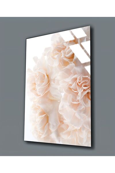 Harikabirev HARİKABİREV | STICLA INERABLE (TEMPERATA) TABLOA ROSE ALBE 1 | TM...