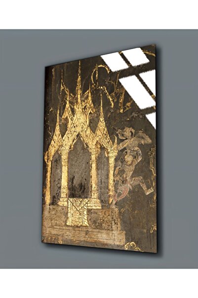 Harikabirev HARİKABİREV | STICLA INIMPRIMABILĂ (TEMPERATĂ) TABLOA ANTICĂ FĂRĂ RELIEF | TMTEKLİ