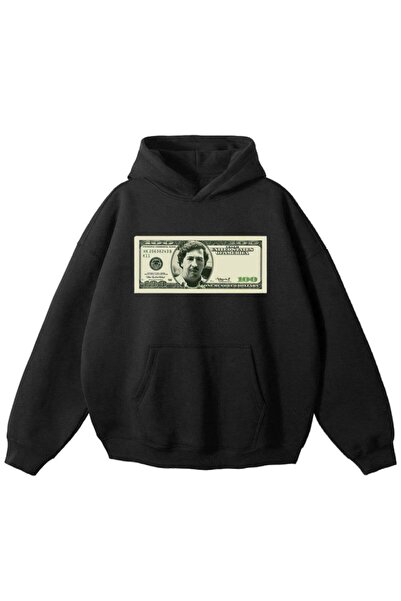 MAYDAY CULTURE Hanorac unisex Escobar negru - Trei fire, cu o formă largi, cu...