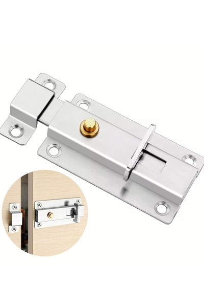 usin قفل نافذة باب منزلق من الفولاذ المقاوم للصدأ مع زر تشغيل/إيقاف - أمان 95...