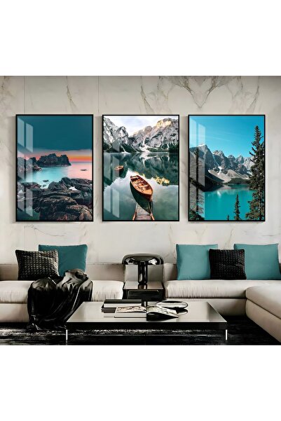 Harika bir ev Hari̇kabi̇rev | Blue Color Sea Lake Landscape Combination | Fra...