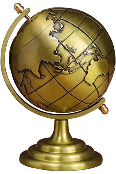 Heartfelt Gifts Metal Standlı Dünya Küresi, Coğrafi Antik Küre,Yetişkinler ve...
