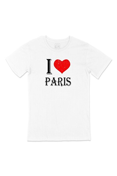 Cix أنا أحب باريس تي شيرت
