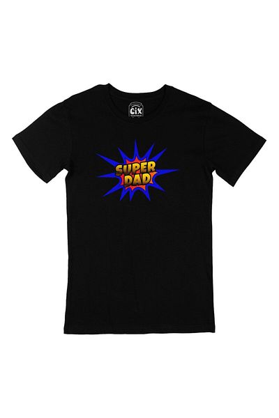 Cix Super Dad Μαύρο T-Shirt