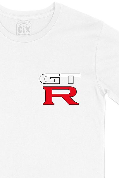 Cix Λευκό T-shirt με σχέδιο λογότυπου Gtr Pocket