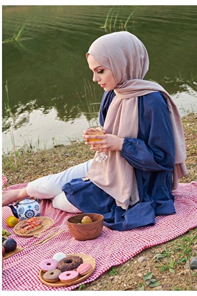 Mides scarf Βαμβακερό σάλι Cazz Μπεζ