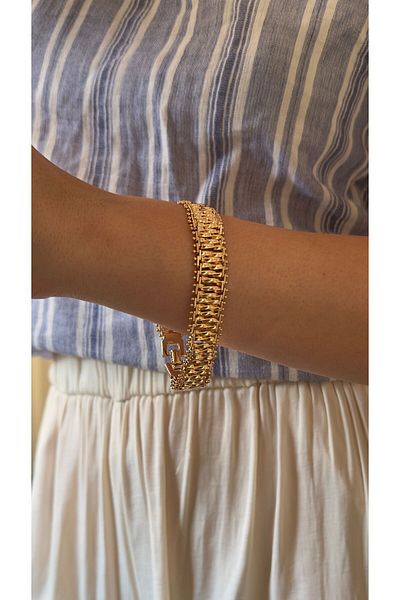 Opia JEWELRY - Jeweler Model Steel Crush Chain Bracelet (19.5cm)