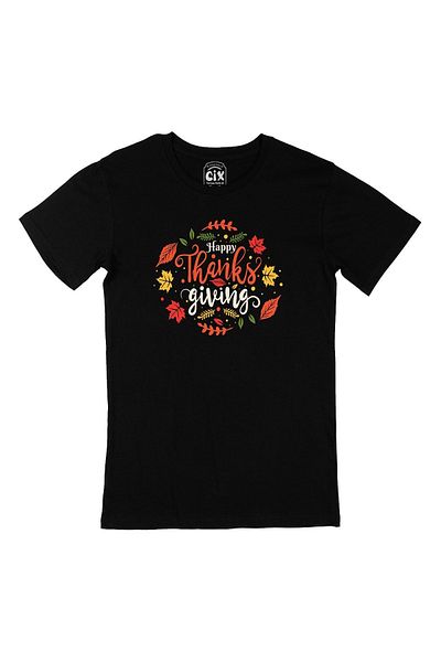 Cix Happy Thanks Giving Μαύρο T-Shirt