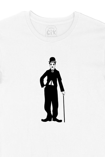 Cix Tricou Charlie Chaplin Cane