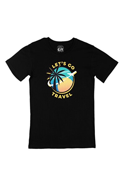 Cix Let's Go Travel Black T-Shirt