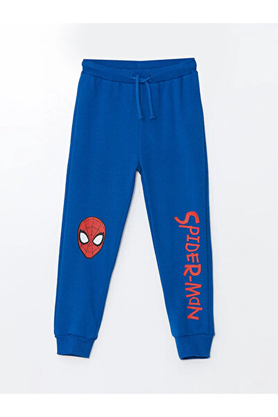 LC Waikiki LCW Baby Spiderman nyomtatott kisfiú kardigán és melegítőnadrág szett - kapucnis