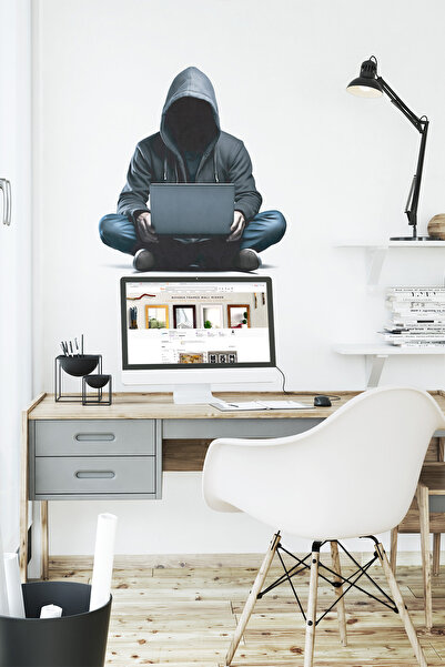 Plustablo Autocolant Duar cu model Hacker - Decorare pentru camera adolescentului și Duar