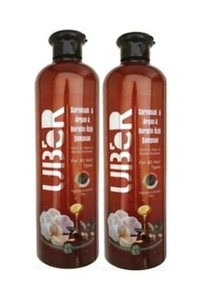 Uber شامبو بخلاصة الكيراتين والأرغان والثوم 700 مل