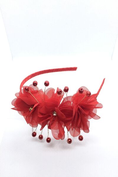 Çınar Aksesuar Pregnant Maternity Crown - Handmade Red Crown