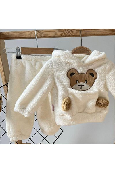 Petite Mode Welsoft Baby Set with Teddy Bear