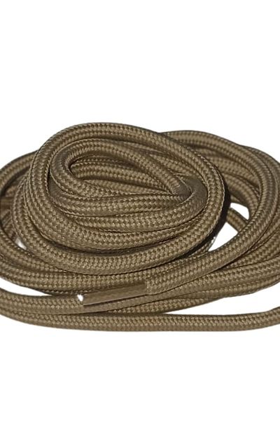 Palwin Beige Colored 120 cm Corded Boot Laces - Extra Sturdy and High Quality