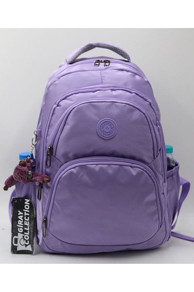 Bevitton Water Repellent Fabric Lilac Unisex School Backpack 34600