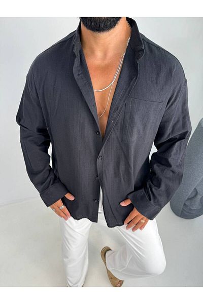 LA BOUM Λινό πουκάμισο Oversize