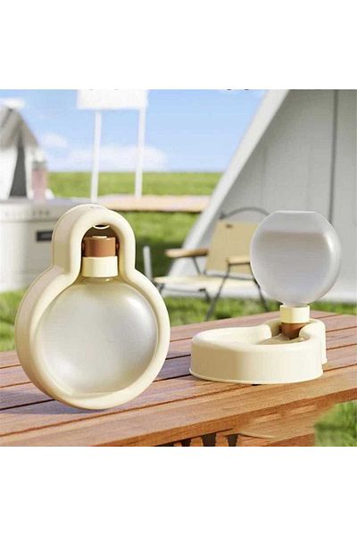 Floria 500ml Portable Water and Food Container - Cat and Dog Travel Pet