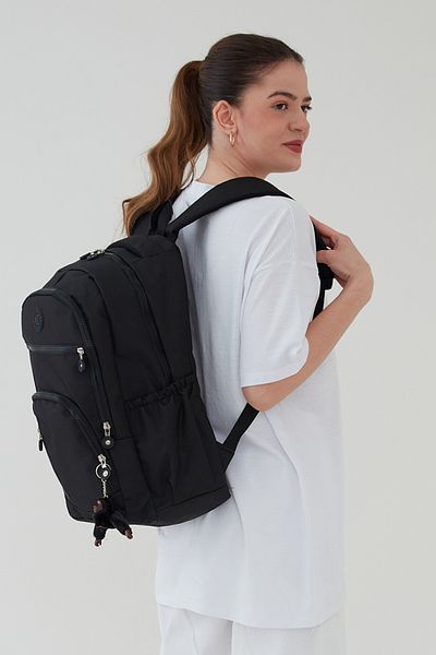 Rosso Collina Unisex imperteks Υφασμάτινη Αδιάβροχη Σχολική τσάντα ταξιδιού μεγάλου μεγέθους πολλαπλών τμημάτων