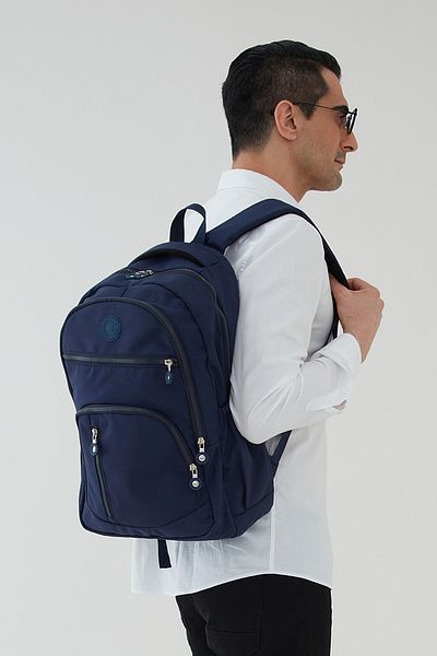 Rosso Collina Unisex imperteks Υφασμάτινο Αδιάβροχο Μεγάλο Μέγεθος Multi-Eye ΣΚΟΥΡΟ ΜΠΛΕ Σχολική τσάντα ταξιδιού