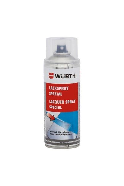 Würth Sprey Şeffaf Parlak Vernik 400 Ml Ral1930