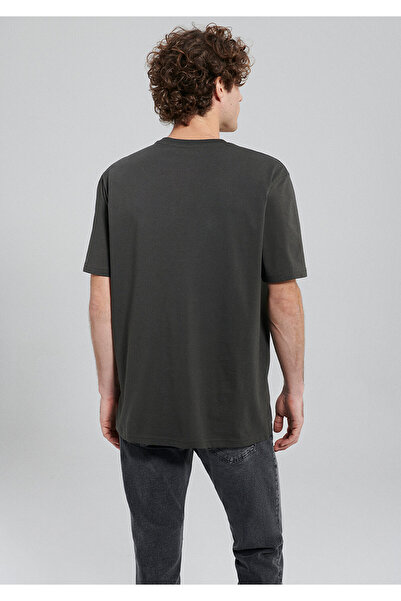 Mavi Džínové šedé tričko s potiskem Volný střih / Volný uvolněný střih0612008-70090