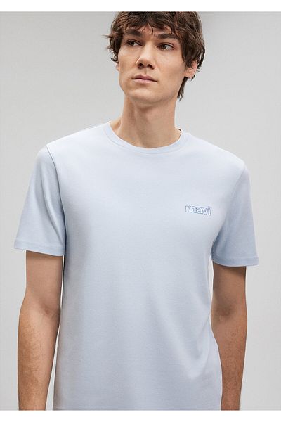 Mavi Μπλουζάκι με τυπωμένο λογότυπο Slim Fit -0610360-70813