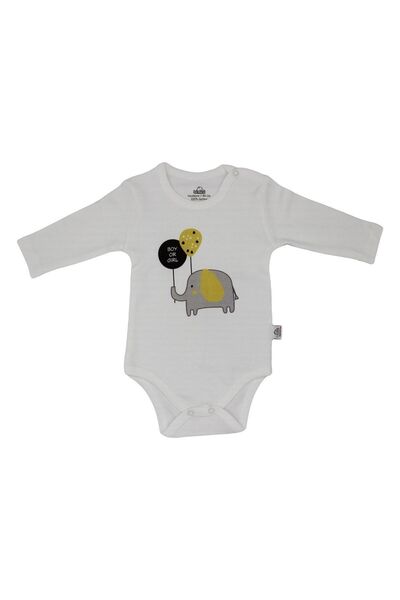 Bimini Baby Girl Boy Long Sleeve Badi Snap Bodysuit