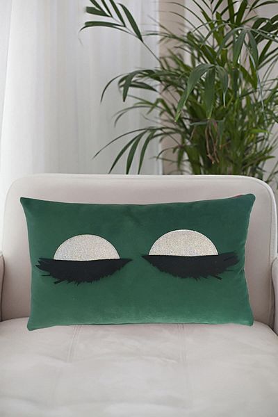Nisahometeks Față de pernă pentru gene ștergătoare rezistentă la pete 50*32 cm