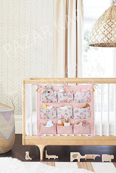 Nisahometeks 9 Cepli Baby Bebek Odası Beşik Kenarı Düzenleyici