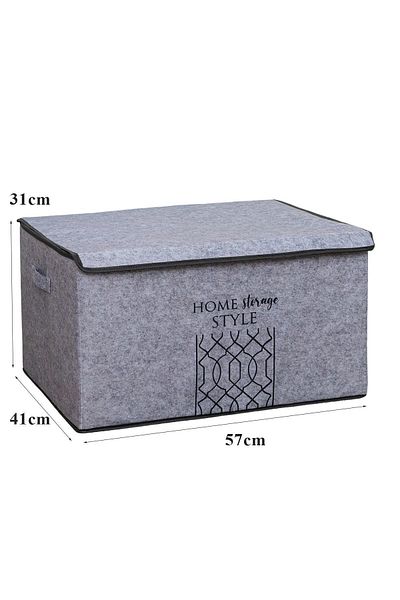 Nisahometeks Multi-Purpose Mega Plus Box with Felt Lid 57x41x31 cm