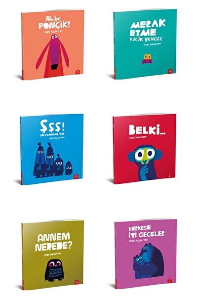 Redhouse Kidz Yayınları Ah Be Ponçik-Merak Etme Küçük Yengeç-Şşş Bir Planım V...