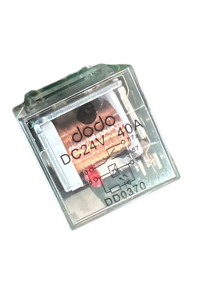 gcstore 24 Volt 40 Ampere 5 Tip Mini Relay - Waterproof Lighted Fog and Horn Relay