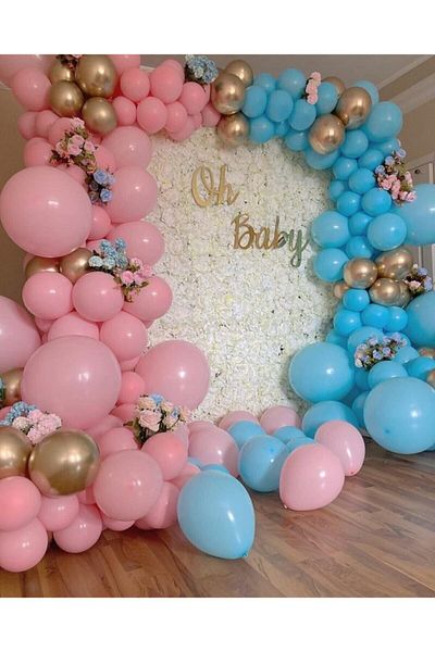 CAVAŞ sun hat Gender Reveal Party for Girls? Is it male? Balloon Chain