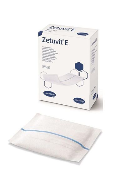Hartmann Zetuvit E وسادة جرح معقمة عالية الامتصاص 10x10 سم 25 قطعة
