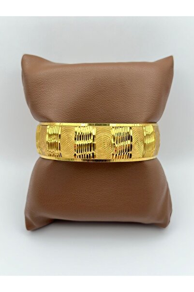 Arnes Jewelry Çelik 22 Ayar Altın Kaplama Bilezik