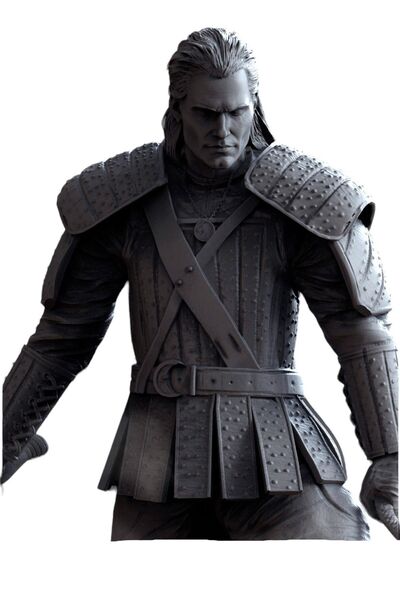 Miyazaki Premium Henry Cavill Geralt Of Rivia Figürü | The Witcher 3 Koleksiyonu