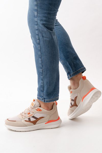 Freemax Ανδρικά αθλητικά παπούτσια Sneaker 2440 Model Beige Tan