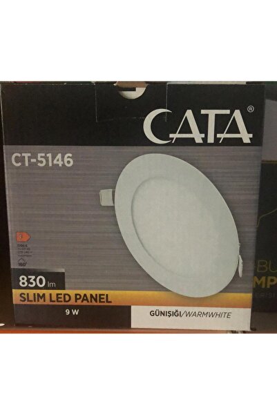 Cata CT-5146 9W/3200K  SLIM Led PANEL Armatür (Günışığı)
