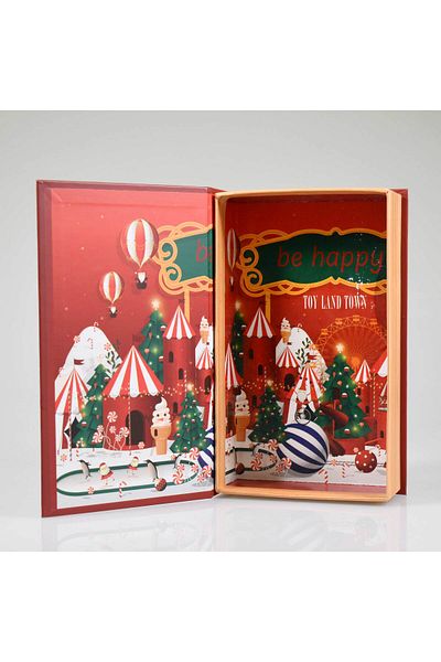 4nio Red Balloon Christmas Book Box