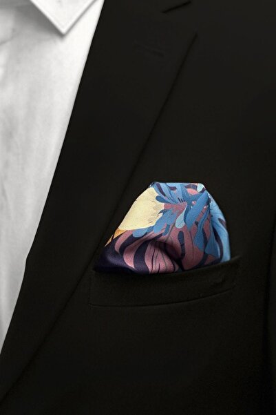 La Pescara Batista de buzunar pentru bărbați cu model flori de Parlament Sps540-10