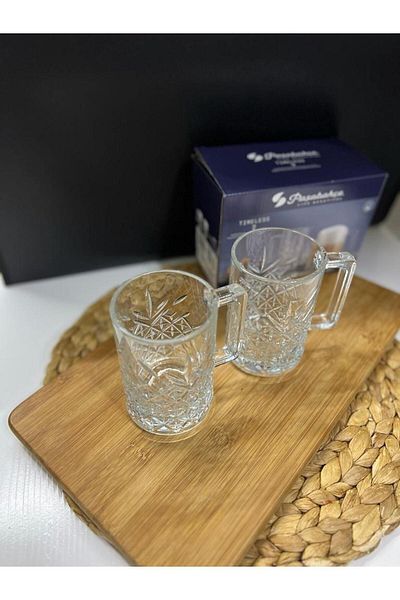 Paşabahçe New Series Timeless 2 Liter Glass with Handle 315cc 55472