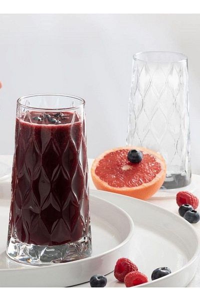 Paşabahçe Leafy Soft Drink Glass 450 Cc 2 Pieces