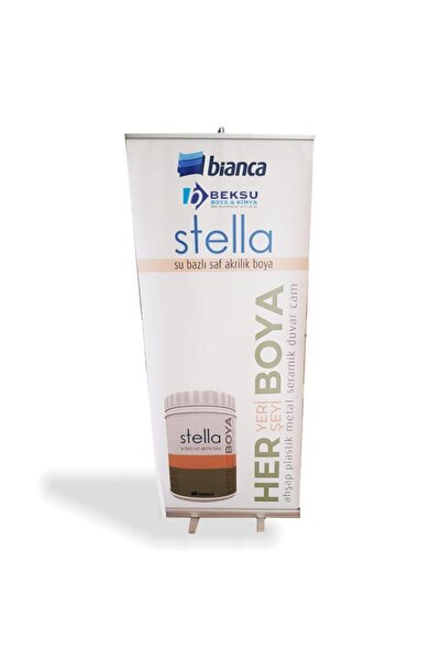 Bianca Stella Su Bazlı Saf Akrilik Boya 1lt 1306