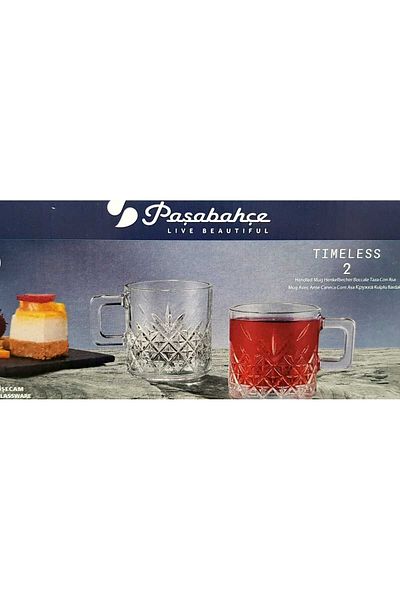 Paşabahçe PAŞABAHÇE 55452 TIMELESS HANDLE CUP 195 CC 2-Piece