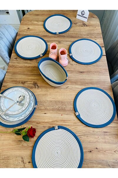 JÜTEX HOME Σετ 7 τεμαχίων από ζατζούρι από άχυρο αμερικανικής υπηρεσίας Supla...